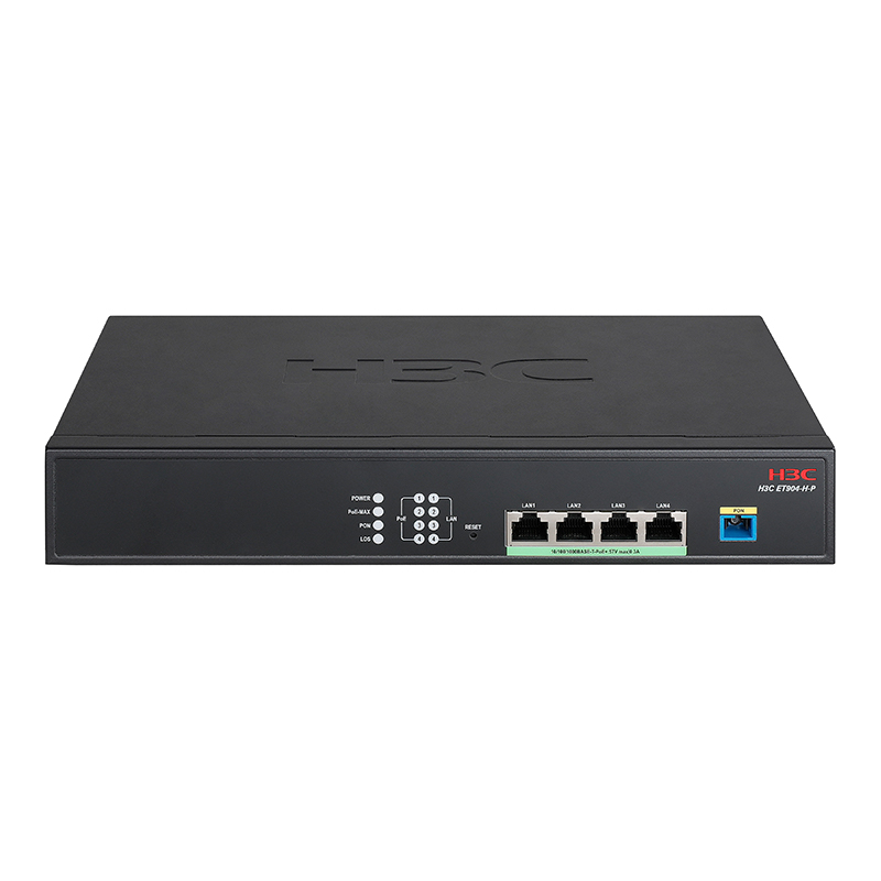 H3C ET904-H-P-无源光网络单元(4GE(POE+))-万兆对称ONU(SC)接口